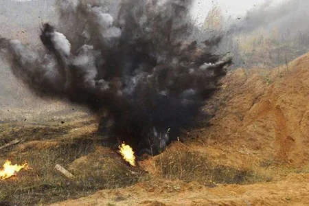 Xocalıda 25 yaşlı gənc minaya düşdü