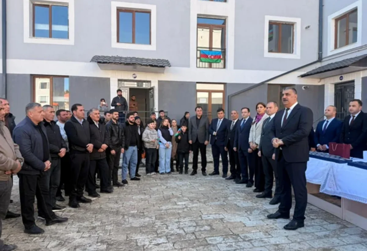 Xocavənd şəhərinin ilk sakinləri də öz evlərində məskunlaşıblar