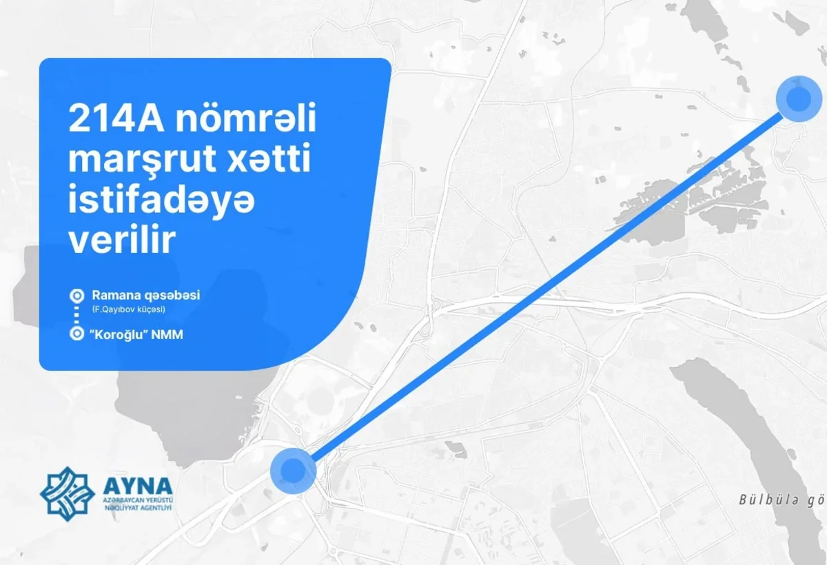 Bakıda yeni MARŞRUT XƏTTİ