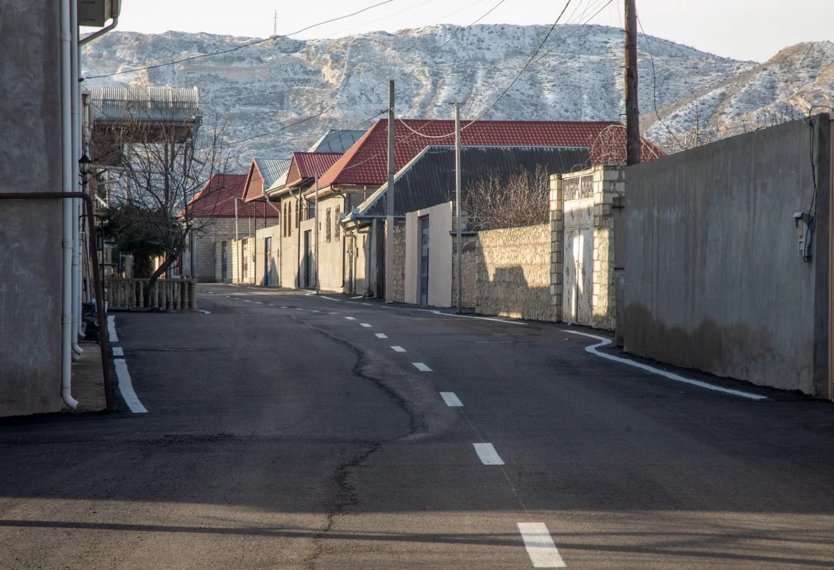 Şəmkirin bu küçələri təmir olundu - FOTO