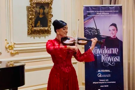 Beynəlxalq müsabiqələr laureatı Röya Əliyevanın İLK SOLO KONSERTİ - FOTO