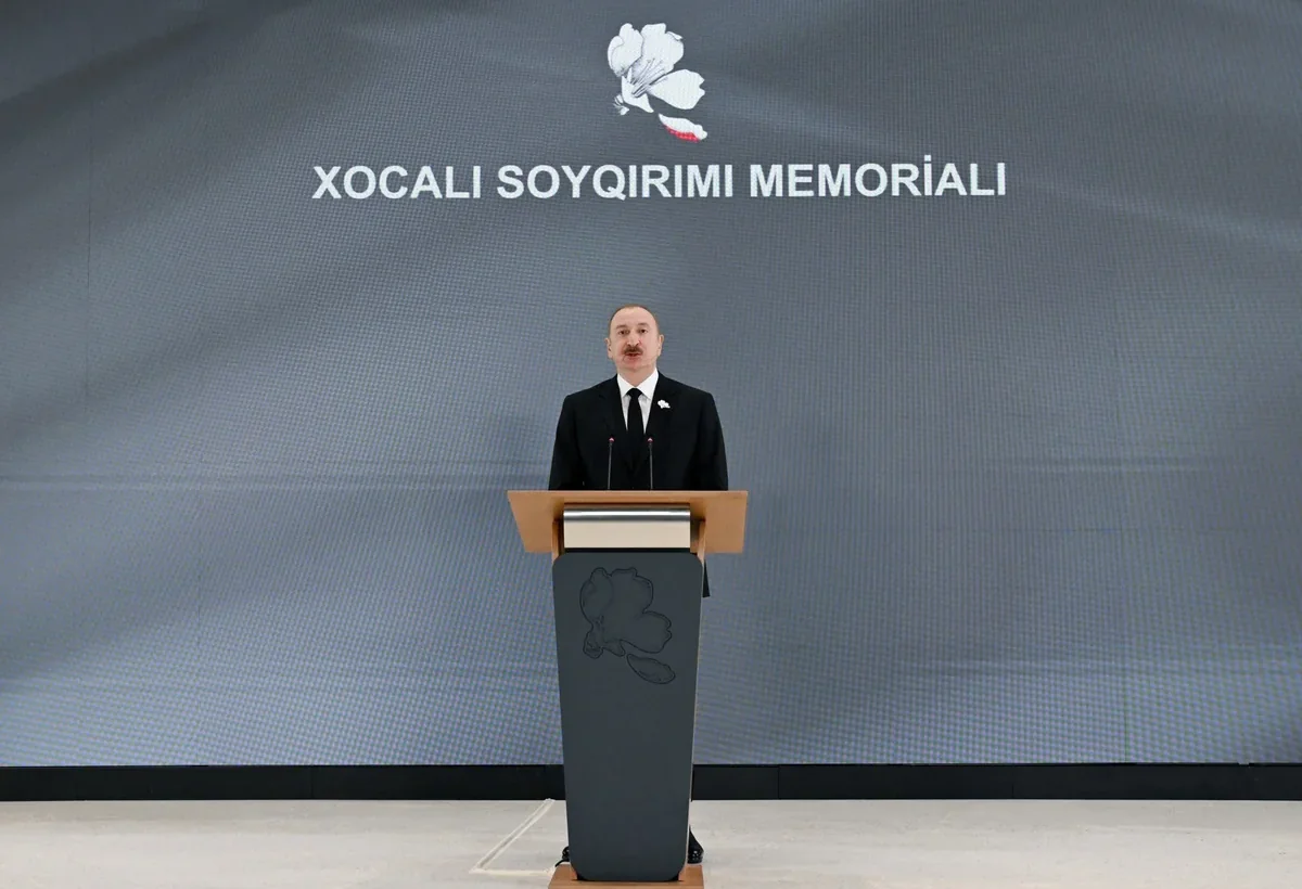 İlham Əliyev: Xocalı soyqırımını törədən cinayətkarlar məhkəmə qarşısında cavab verdilər