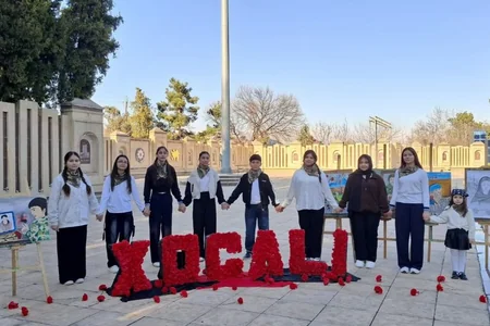 Ağdaşda Xocalı faciəsinə həsr olunmuş sərgi - FOTO