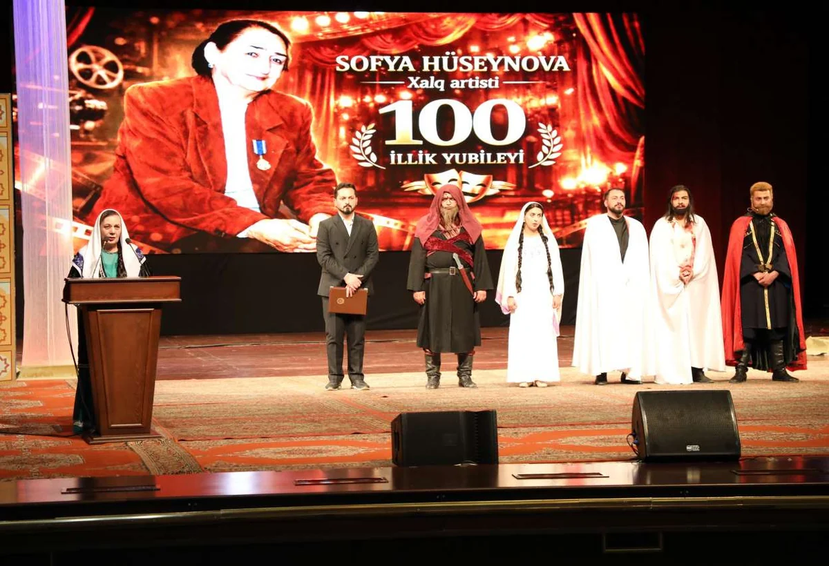Xalq artisti Sofya Hüseynovanın 100 illik yubiley tədbiri keçirilib