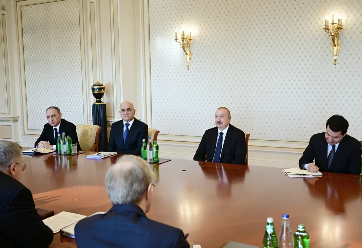 Aleksey Overçuk İlham Əliyevin qəbulunda - FOTO