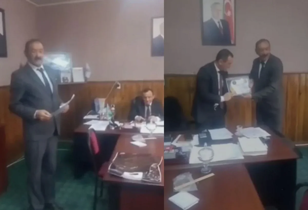 Gədəbəydə mükafatlandırılan məmur: Özümü bağışlaya bilmirəm