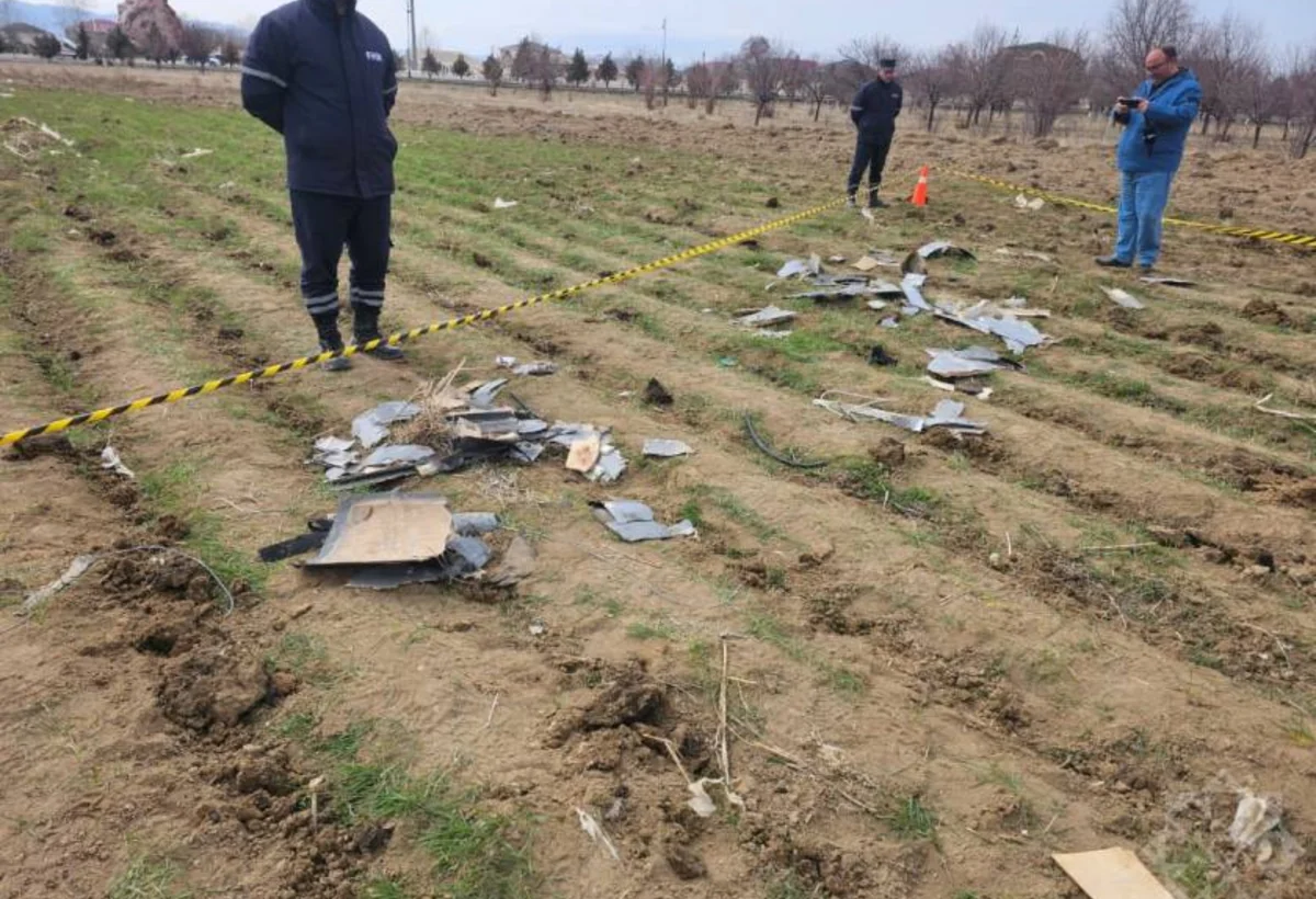Babək rayonunda məktəbin yaxınlığında İran dronu partladı - FOTO