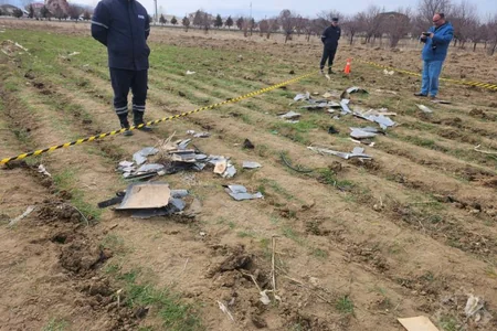 Babək rayonunda məktəbin yaxınlığında İran dronu partladı - FOTO