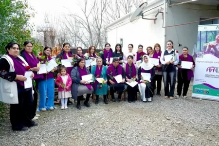 Füzulidə kənd təsərrüfatının inkişafına töhfə verən xanımlara DƏSTƏK