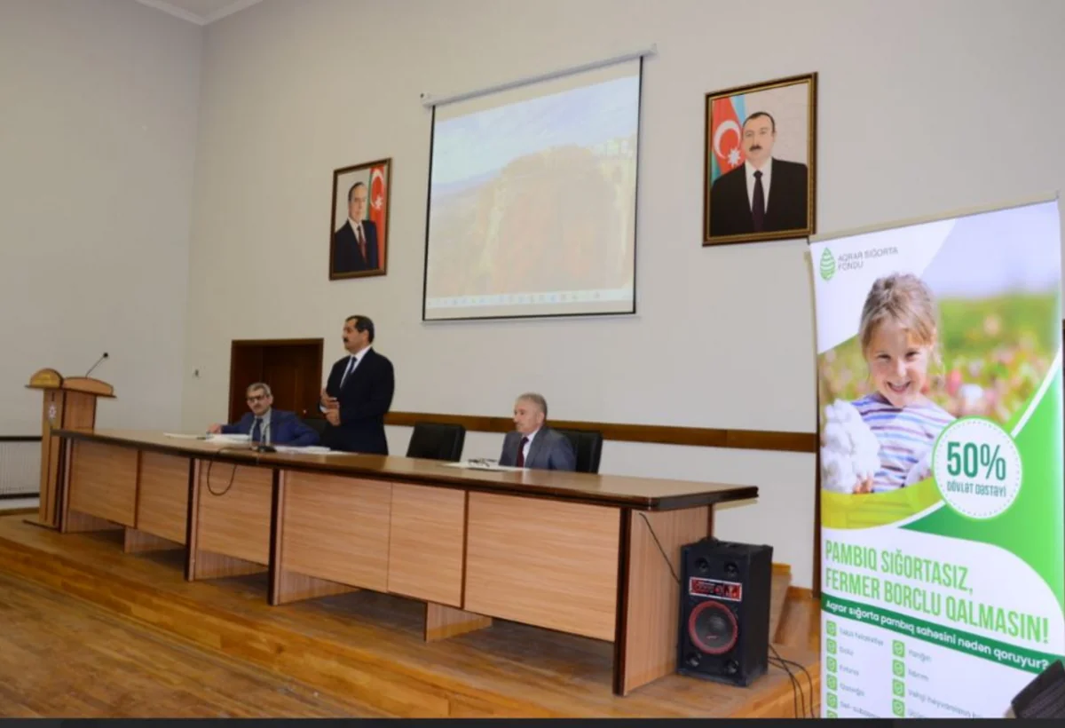 Kürdəmirdə fermerlər aqrar sığorta ilə bağlı məlumatlandırılıb