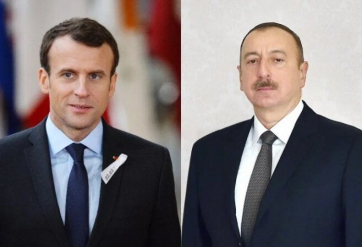 Emmanuel Makron Prezident İlham Əliyevə zəng edib
