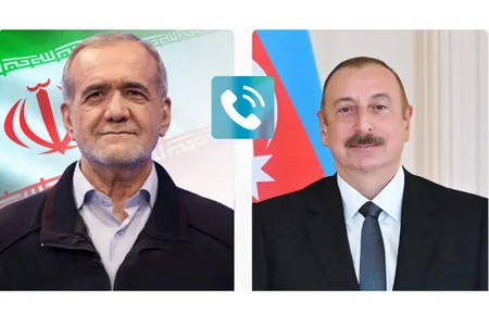 Məsud Pezeşkian Prezident İlham Əliyevə zəng edib