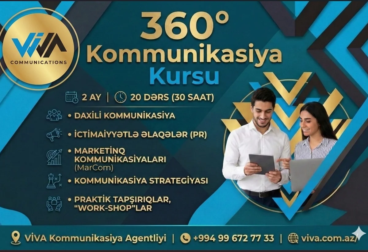 PR və MarCom üzrə yeni kurs – “360 dərəcə Kommunikasiya” başlayır