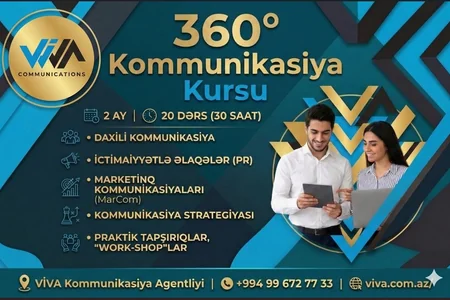 PR və MarCom üzrə yeni kurs – “360 dərəcə Kommunikasiya” başlayır