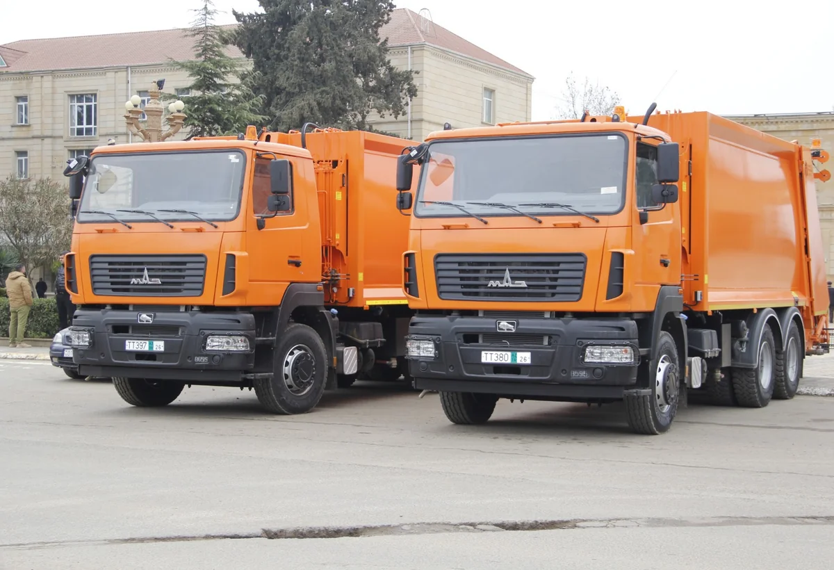 Gəncədə istehsal olunan xüsusi texnikalar Cəlilabadın təmizliyinə cəlb olunur