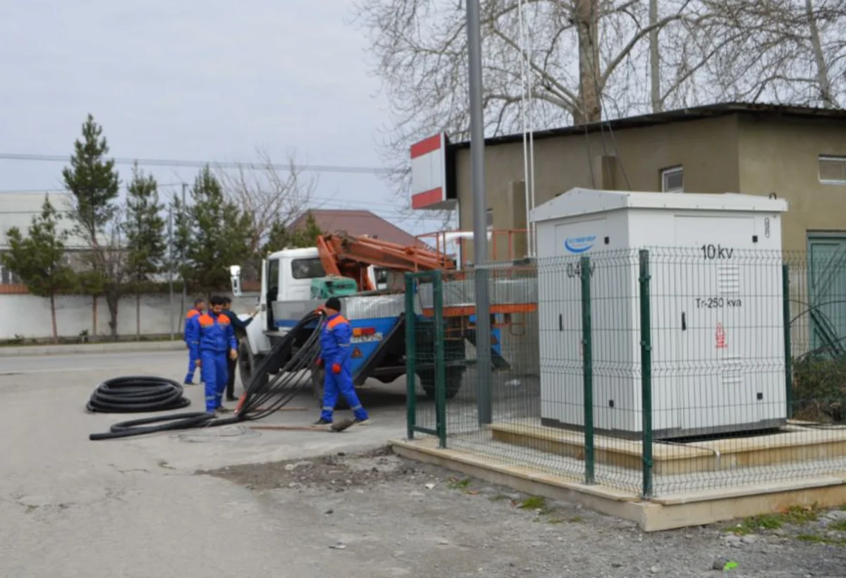 Ağdaşda elektrik təsərrüfatında il ərzində görülmüş işlər açıqlanıb
