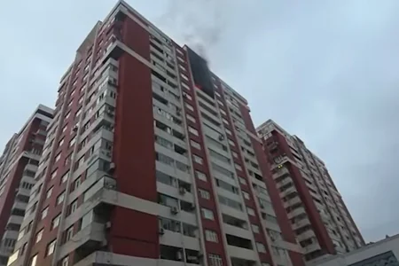 Bakıda yeni tikilidə YANĞIN - VİDEO