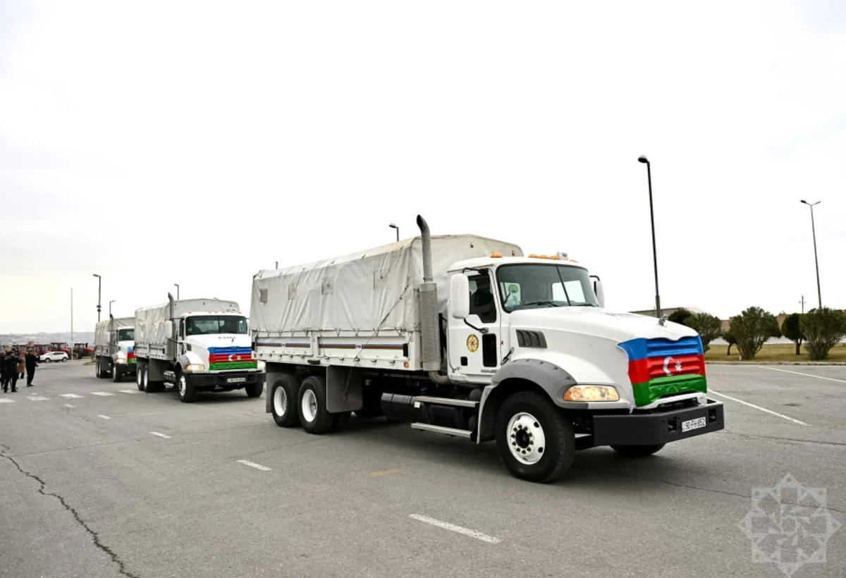 Azərbaycan İrana 6 ton dərman və tibbi ləvazimat yardımı göndərdi