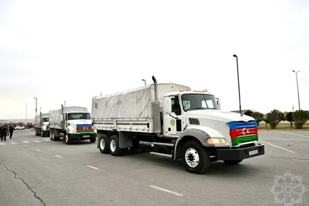 Azərbaycan İrana 6 ton dərman və tibbi ləvazimat yardımı göndərdi