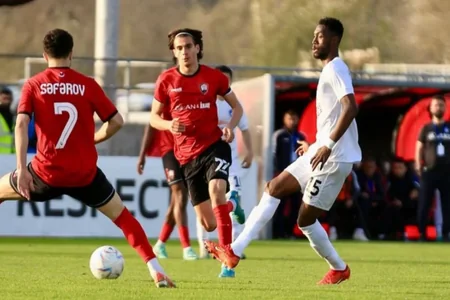 “Turan Tovuz” və “Qəbələ” oyununda 5 qol