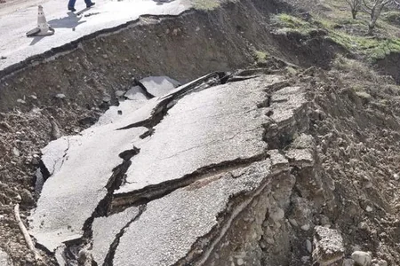 Sürüşmə olan Muğanlı–İsmayıllı yolunda son durum