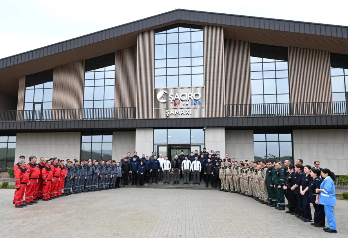 İlham Əliyev Şirvan Aqro heyvandarlıq kompleksinin açılışında - FOTO