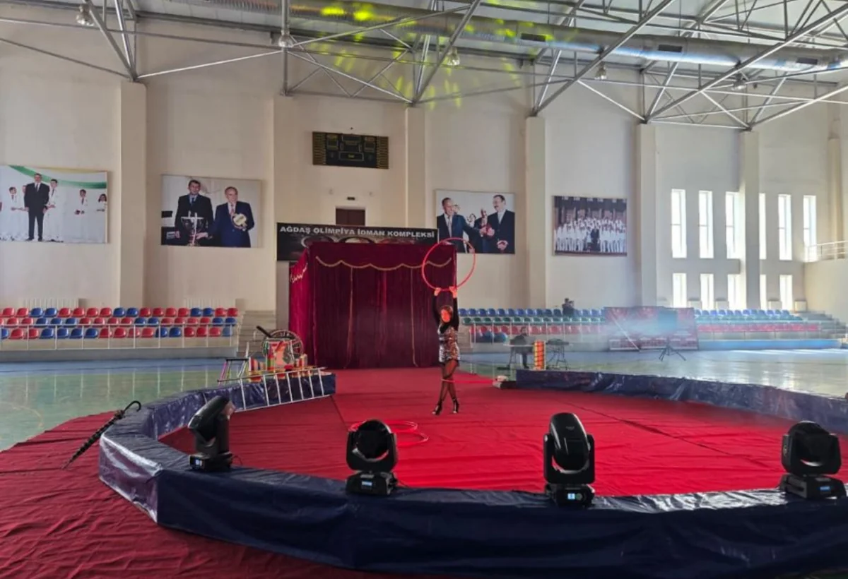 Ağdaşda bayram tətili günlərində sirk proqramı təşkil olunub