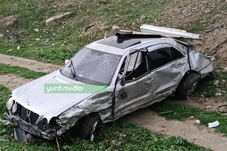 Tovuzda avtomobil aşıb, sürücü ölüb - VİDEO