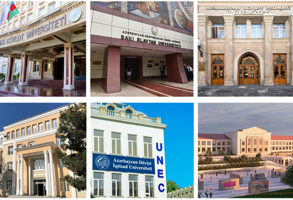 Azərbaycanın 7 universiteti ilk dəfə dünya reytinqində - FOTO