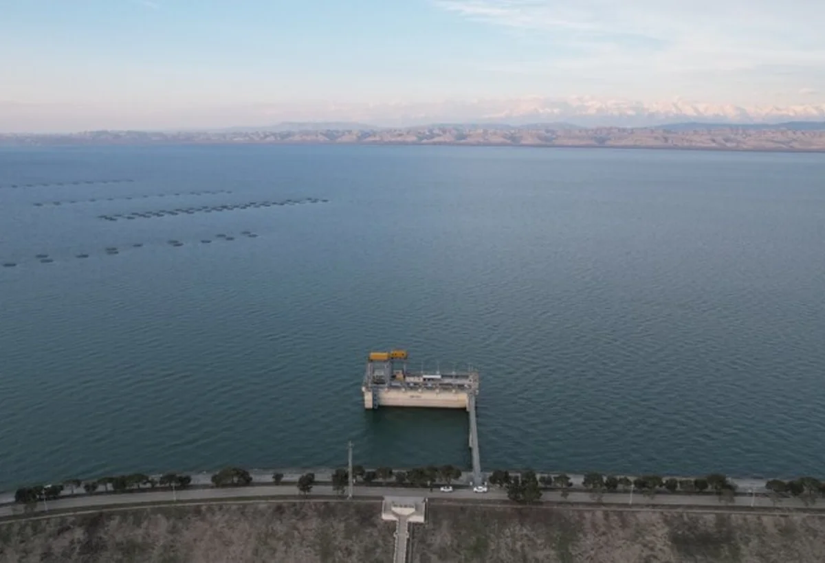 Mingəçevir su anbarında suyun səviyyəsi qalxıb