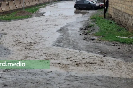 Gəncədə leysan yağış fəsadlar törədib - FOTO/VİDEO