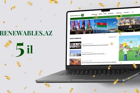 Bərpa olunan enerjidən yazan Renewables.az portalı 5 YAŞINDA