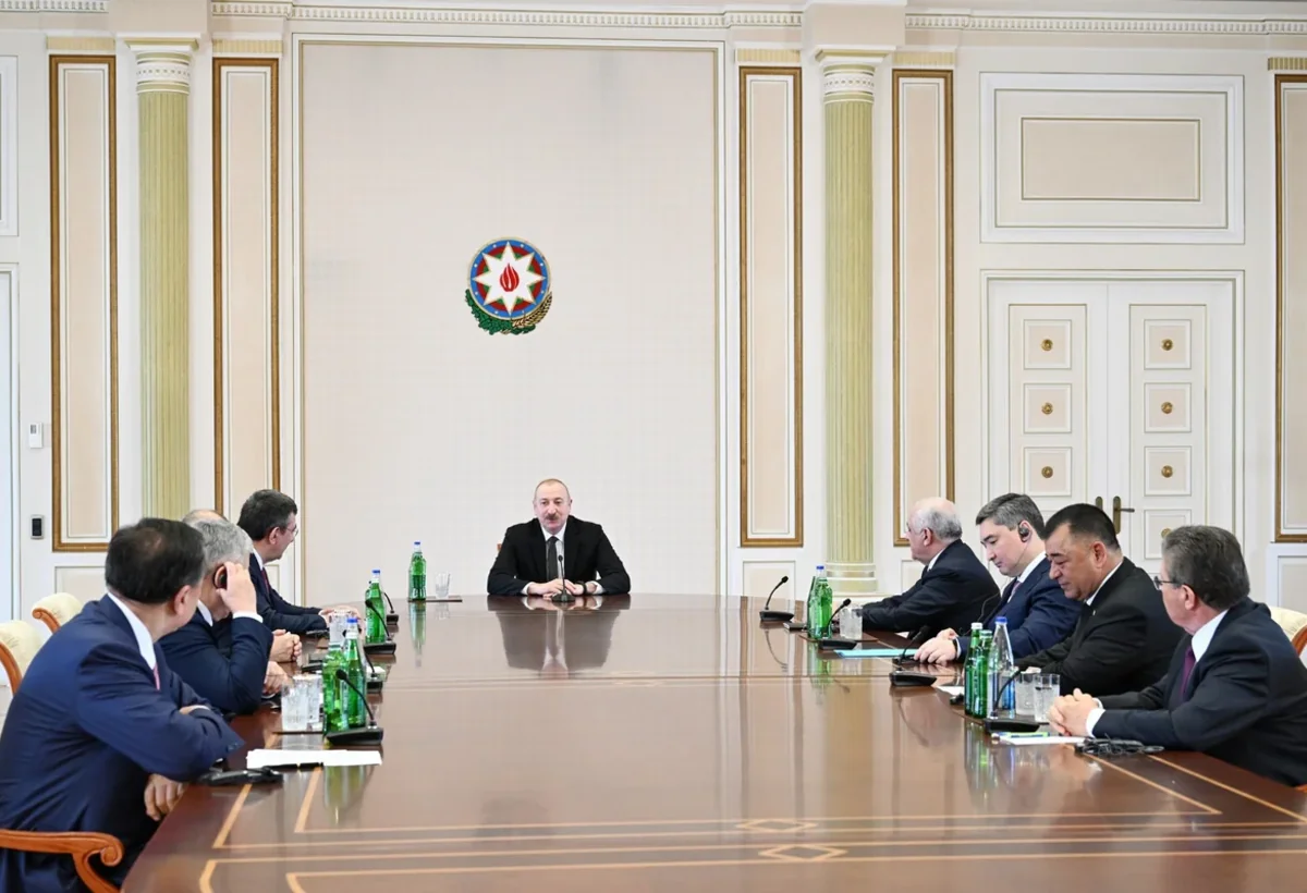 Baş nazirlər İlham Əliyevin QƏBULUNDA