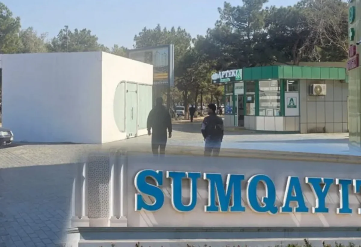 Sumqayıtın mərkəzində obyekt tikildi - İcra Hakimiyyətinin xəbəri yoxdur - VİDEO