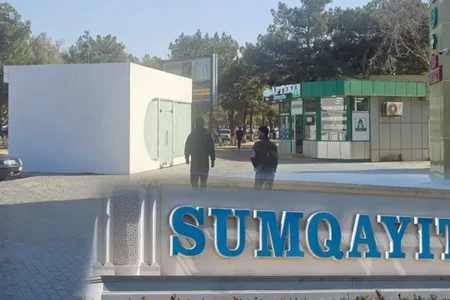 Sumqayıtın mərkəzində obyekt tikildi - İcra Hakimiyyətinin xəbəri yoxdur - VİDEO