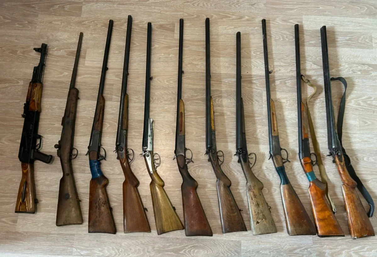 Qanunsuz saxlanılan 11 tüfəng aşkarlandı