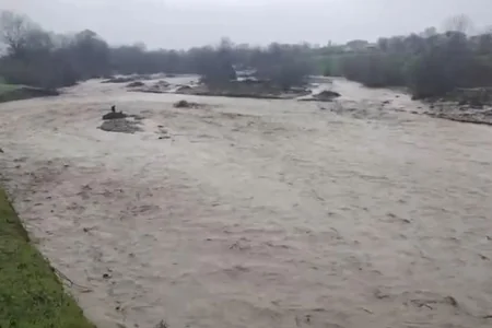 Quba-Qusar çaylarından sel keçdi - VİDEO