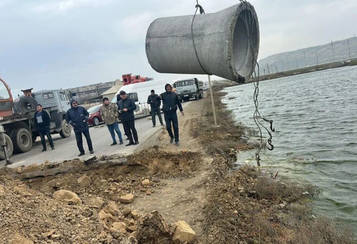 Qaradağda gölün daşma təhlükəsi yarandı