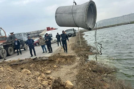 Qaradağda gölün daşma təhlükəsi yarandı