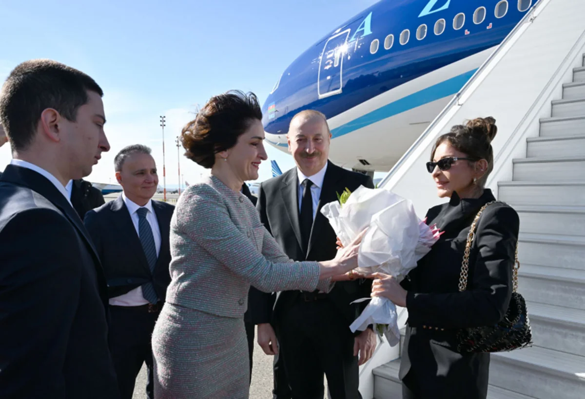 Prezidentlə xanımının Gürcüstan səfərindən yaddaqalan anlar - VİDEO