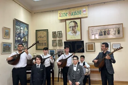 Üzeyir Hacıbəylinin ev-muzeyində Səid Rüstəmovun xatirəsi anılıb