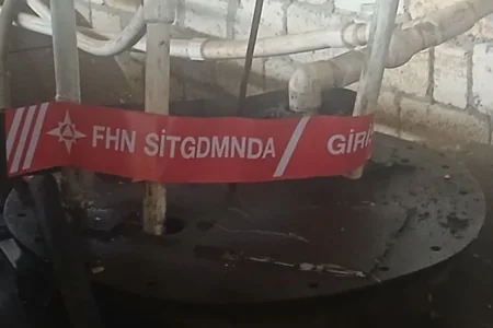 Yanacaqdoldurma məntəqəsindəki çəndə təhlükə aşkarlandı - VİDEO