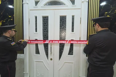 FHN Bakıda şadlıq sarayının qapısını möhürlədi