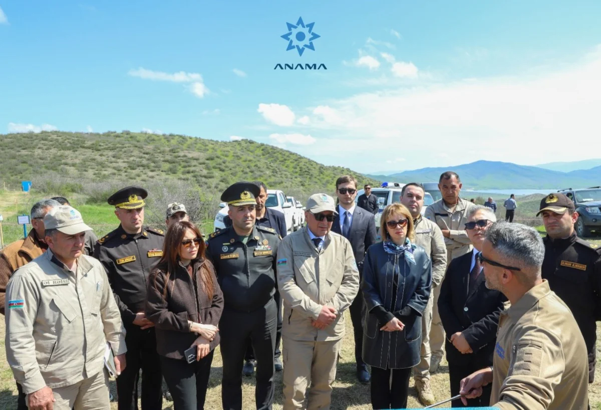 Ağdamda minatəmizləmə ilə bağlı əməliyyat sahələrinə baxış keçirilib