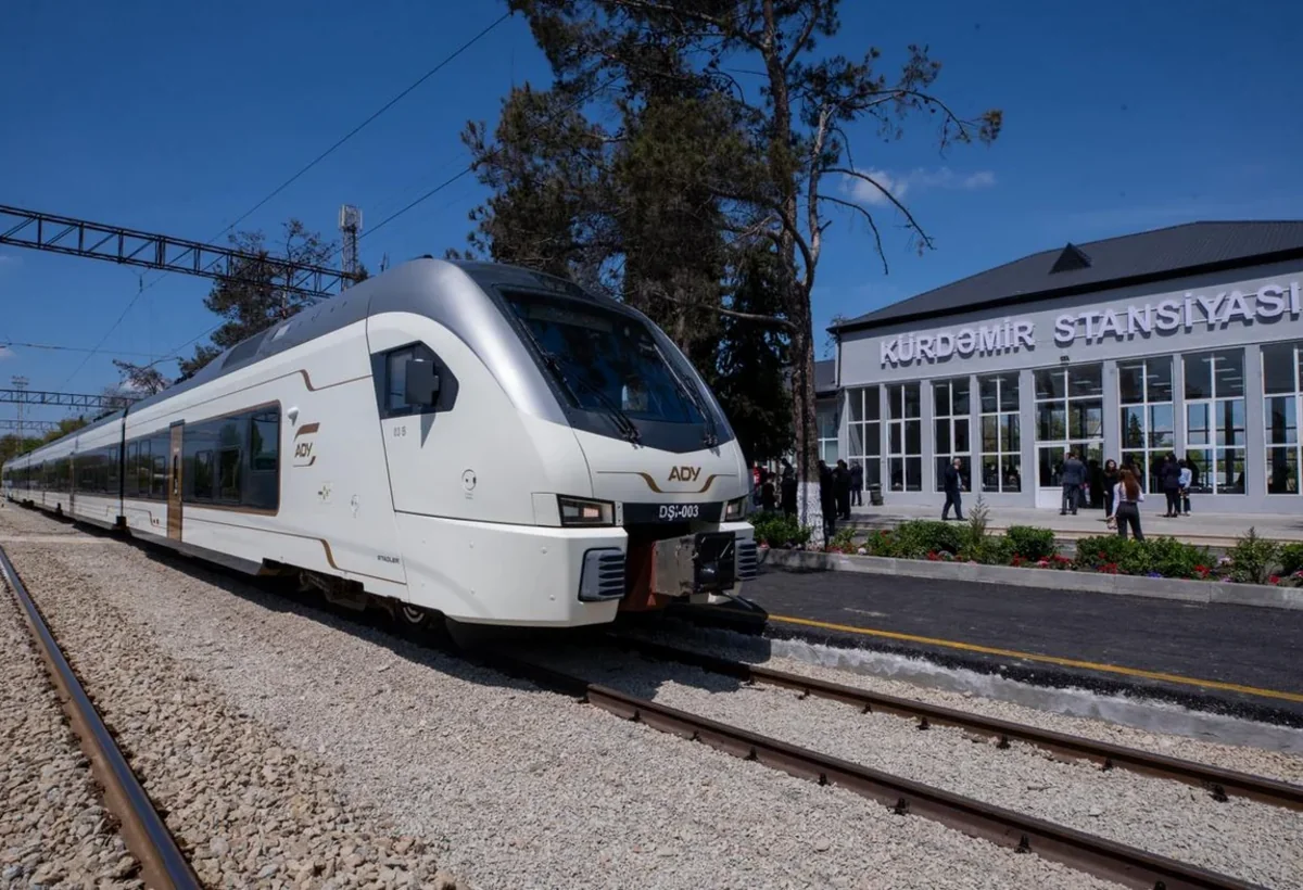 Kürdəmir dəmiryol stansiyası istifadəyə verildi