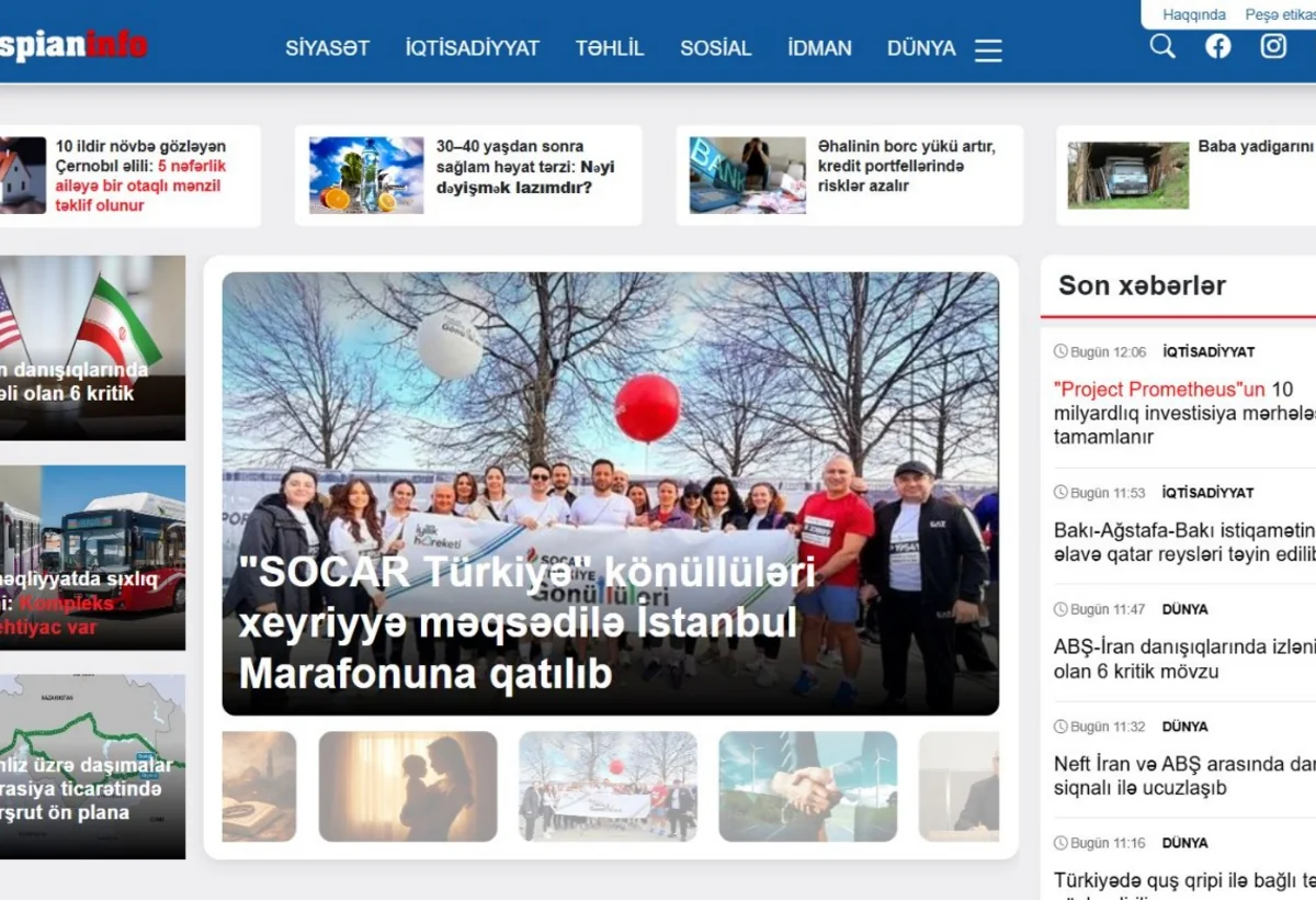 Media məkanına yeni sayt qoşuldu - Caspianinfo.az