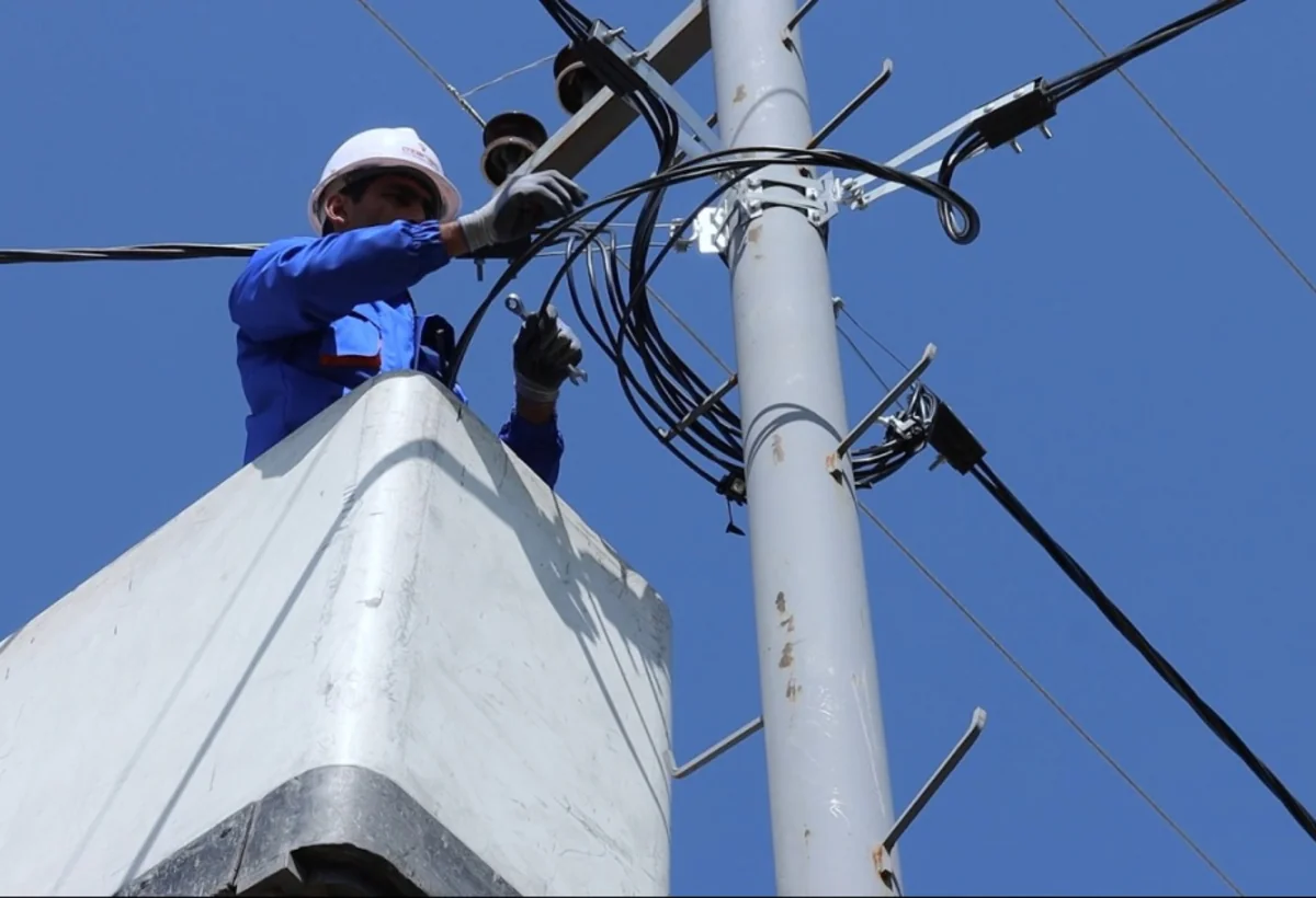 Gəncədə mikrorayon ərazisində elektrik təsərrüfatında fəsadlar yaranıb