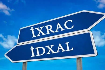 Azərbaycanın xarici ticarətində ixracın payı 57%-i keçib