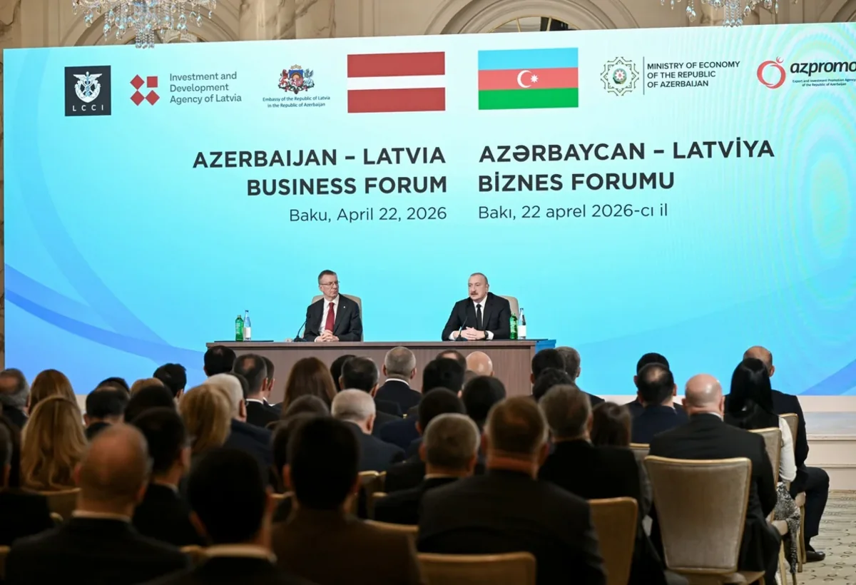 Bakıda prezidentlərin iştirakı ilə BİZNES-FORUM