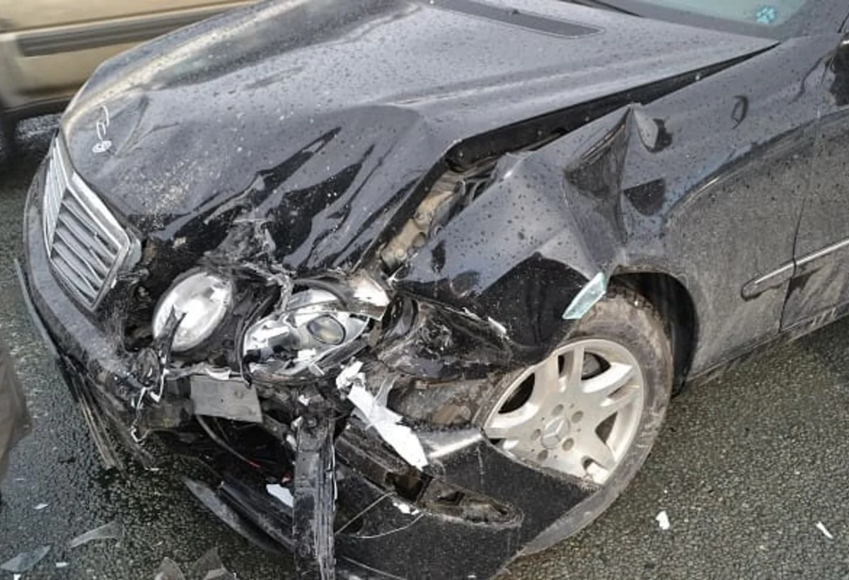 Ağstafada avtomobillər toqquşub, 4 nəfər xəsarət alıb